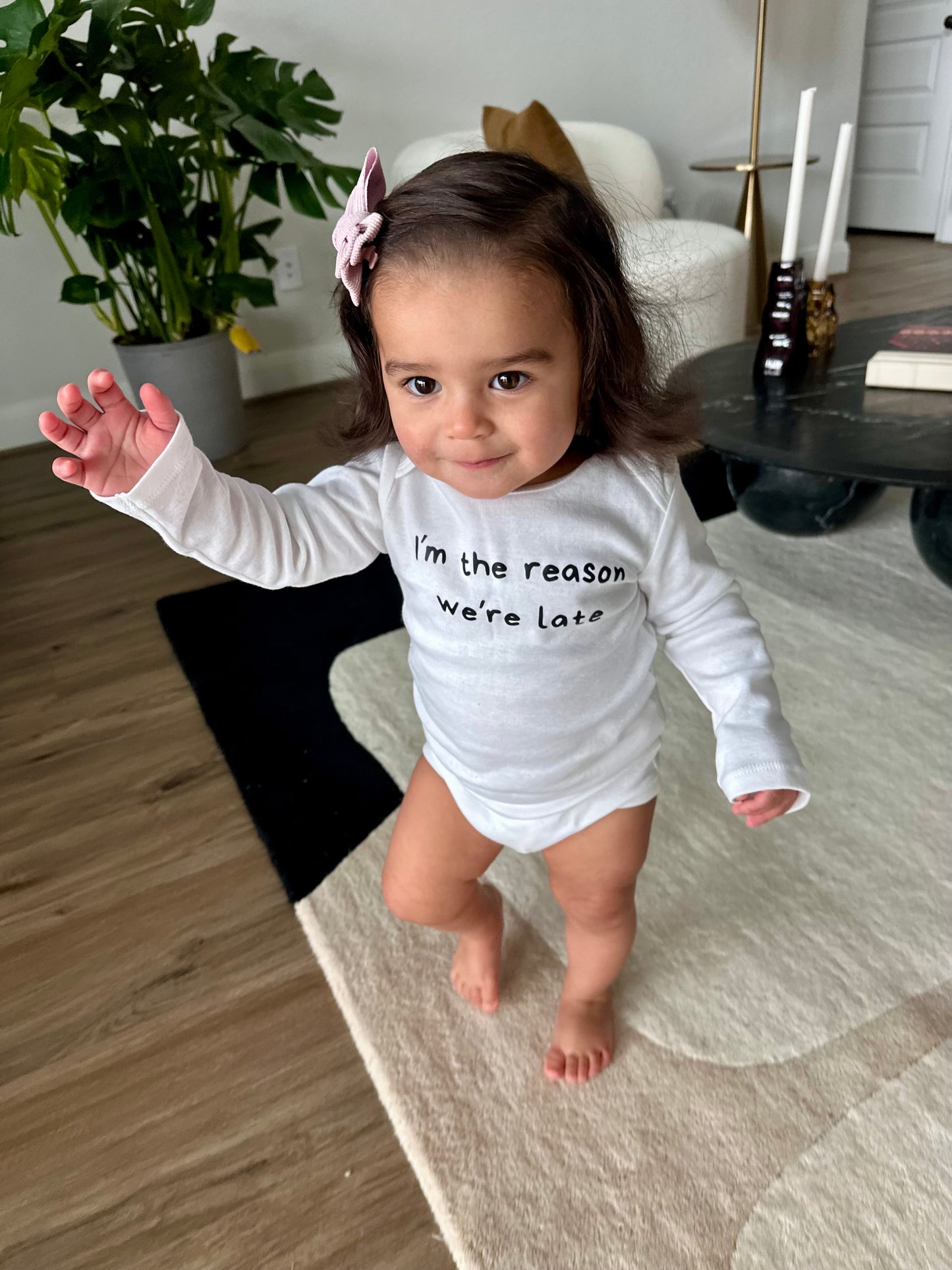 I’m the reason we’re late