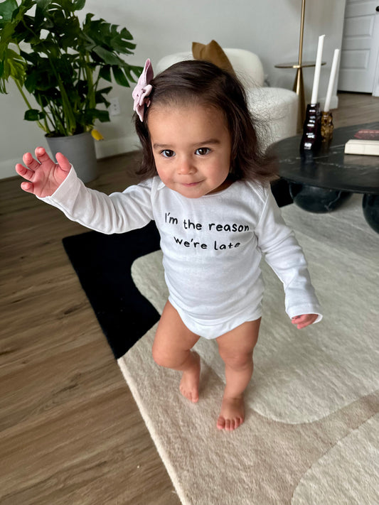 I’m the reason we’re late